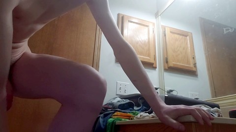 Inexperienced, fleshlight, hairy cock